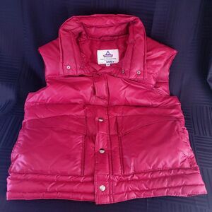 Vintage Holubar Moutaineering M Red Puffer Vest Sew It Yourself Own Colorado USA